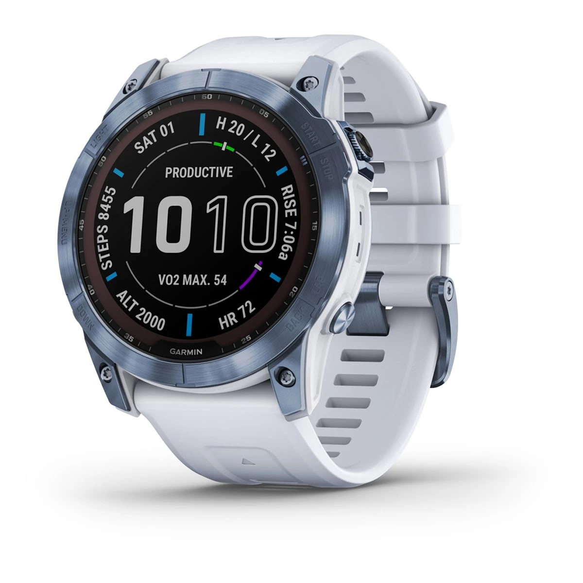 Garmin Fēnix 7X Sapphire Solar GPS Watch Mineral Blue/dlc Titanium/ 13 Garmin Fēnix 7X Sapphire Solar GPS Watch Mineral Blue/dlc Titanium/ - Image 13