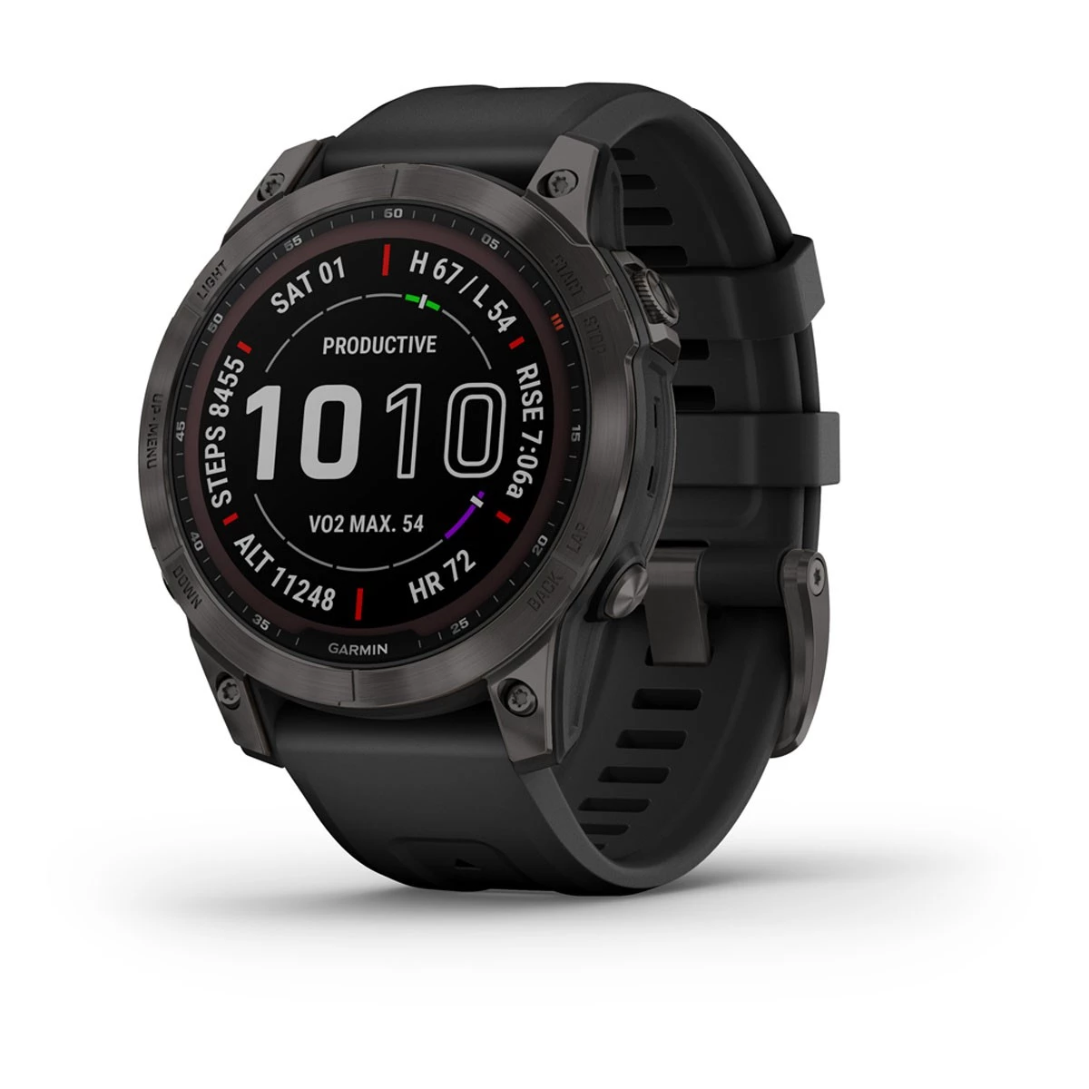 Garmin Fēnix 7 Sapphire Solar GPS Watch Black/dlc Titanium/black 1 Garmin Fēnix 7 Sapphire Solar GPS Watch Black/dlc Titanium/black