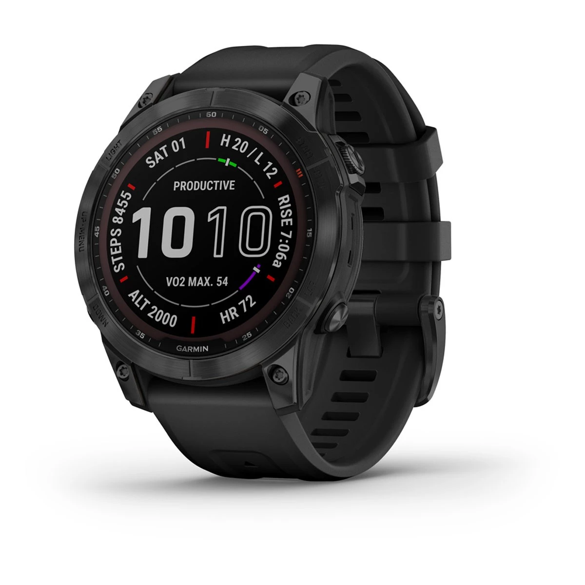 Garmin Fēnix 7 Sapphire Solar GPS Watch Black/dlc Titanium/black 11 Garmin Fēnix 7 Sapphire Solar GPS Watch Black/dlc Titanium/black - Image 11