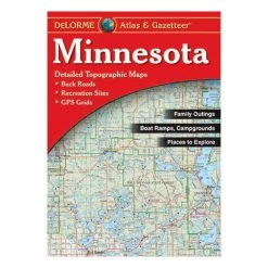 Garmin DeLorme Atlas And Gazetteer Paparback Map