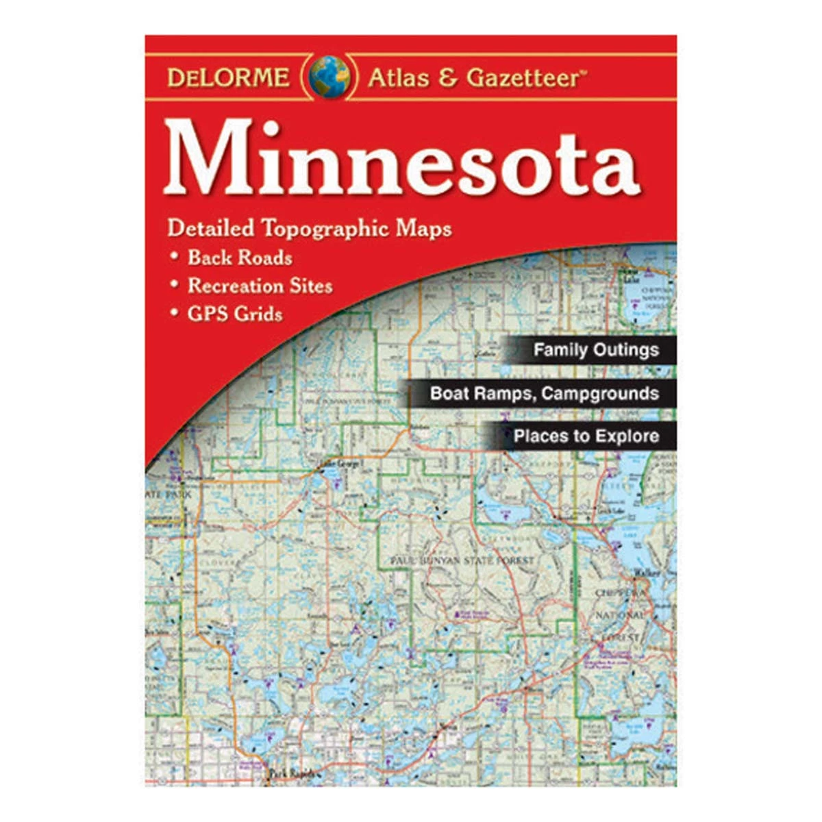 Garmin DeLorme Atlas And Gazetteer Paparback Map 1 Garmin DeLorme Atlas And Gazetteer Paparback Map